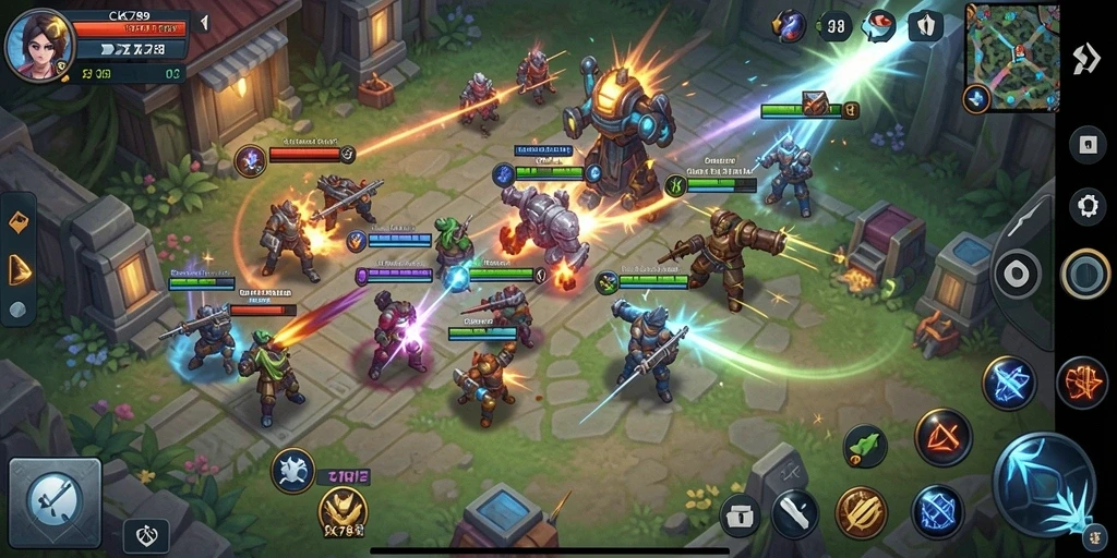 Tampilan menarik dari gameplay CK789 dengan strategi yang mendebarkan.