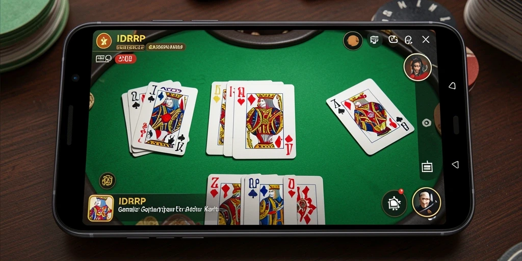Tampilan menarik dari gameplay Gaple di IDRRP.