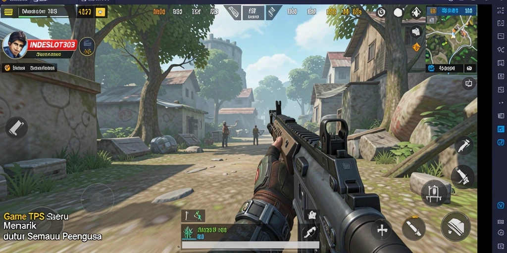 Gameplay seru dari INDESLOT303 yang menampilkan karakter dalam aksi.