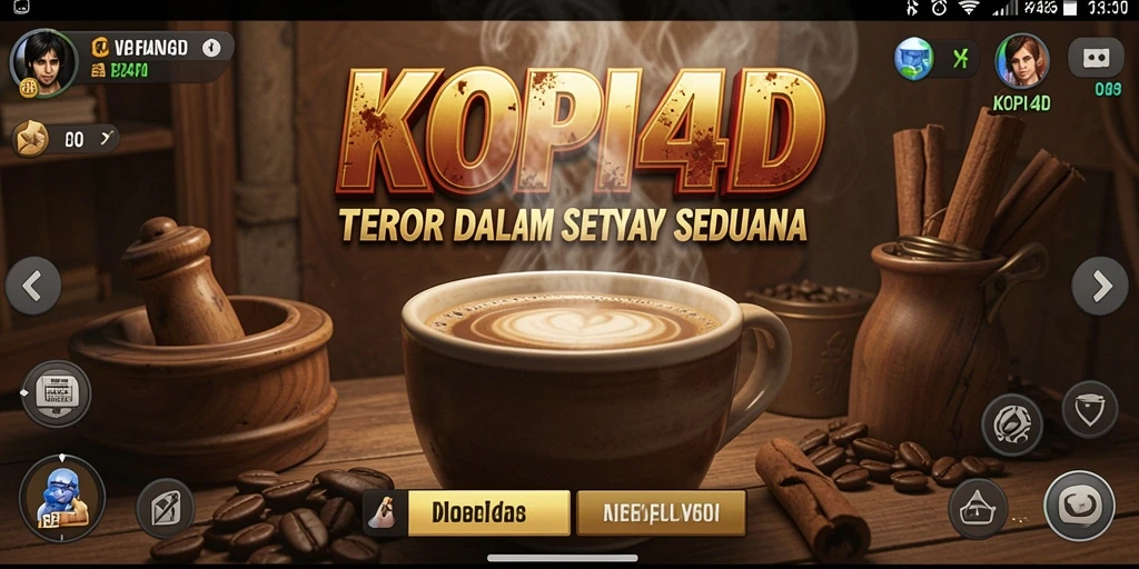 Tampilan gameplay KOPI4D yang menyeramkan dan mencekam.