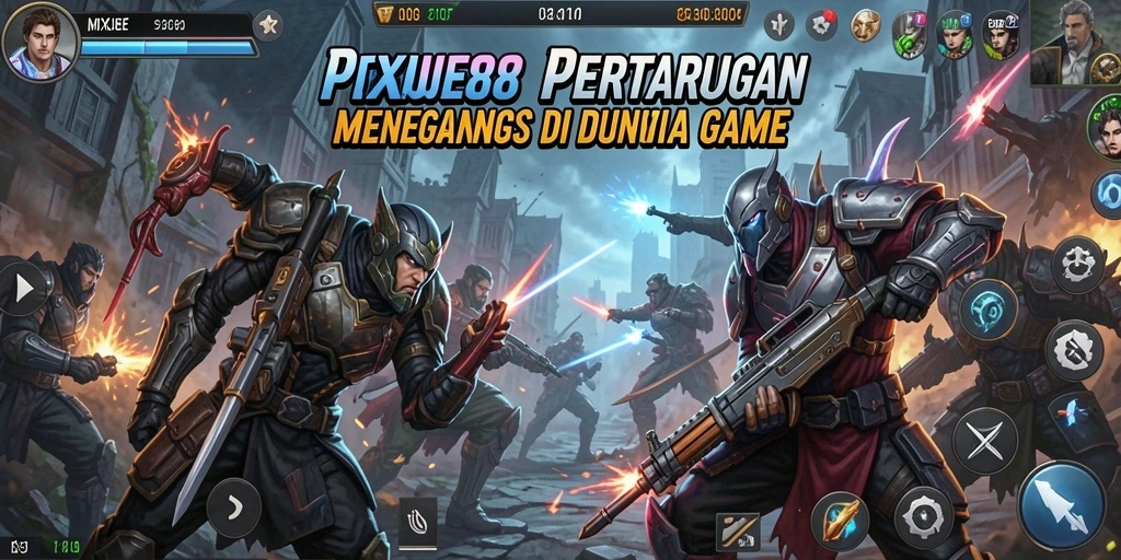 Tangkapan layar MIXUE88 menampilkan aksi pertarungan yang mendebarkan.
