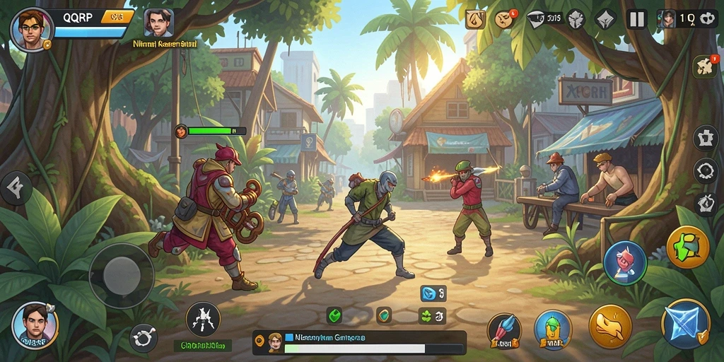 Tampilan menarik dari gameplay QQRP yang seru dan mengasyikkan.