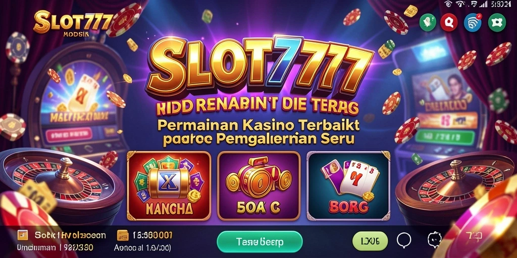 Screenshot utama SLOT777 menampilkan gameplay yang mengasyikkan dan grafis memukau.