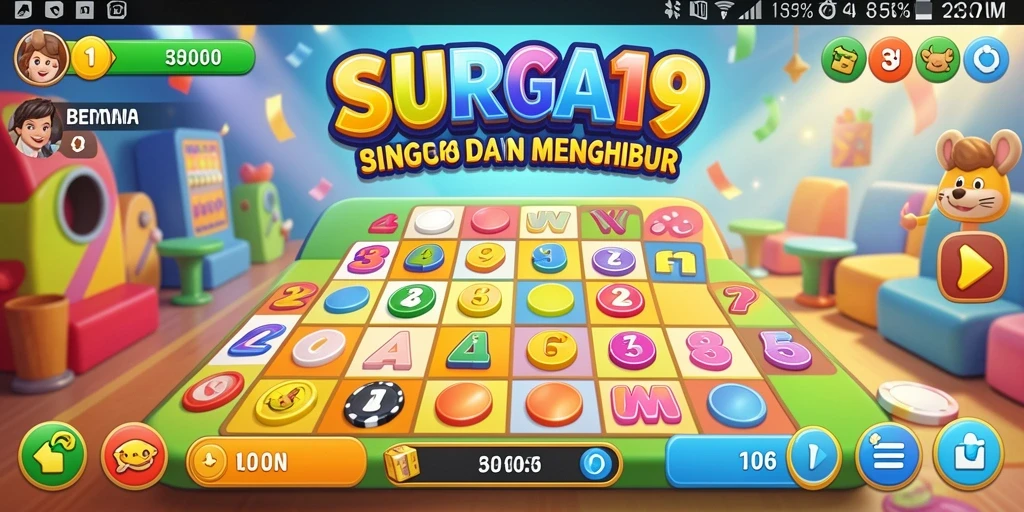 Tampilan menarik dari gameplay Bingo di SURGA19.